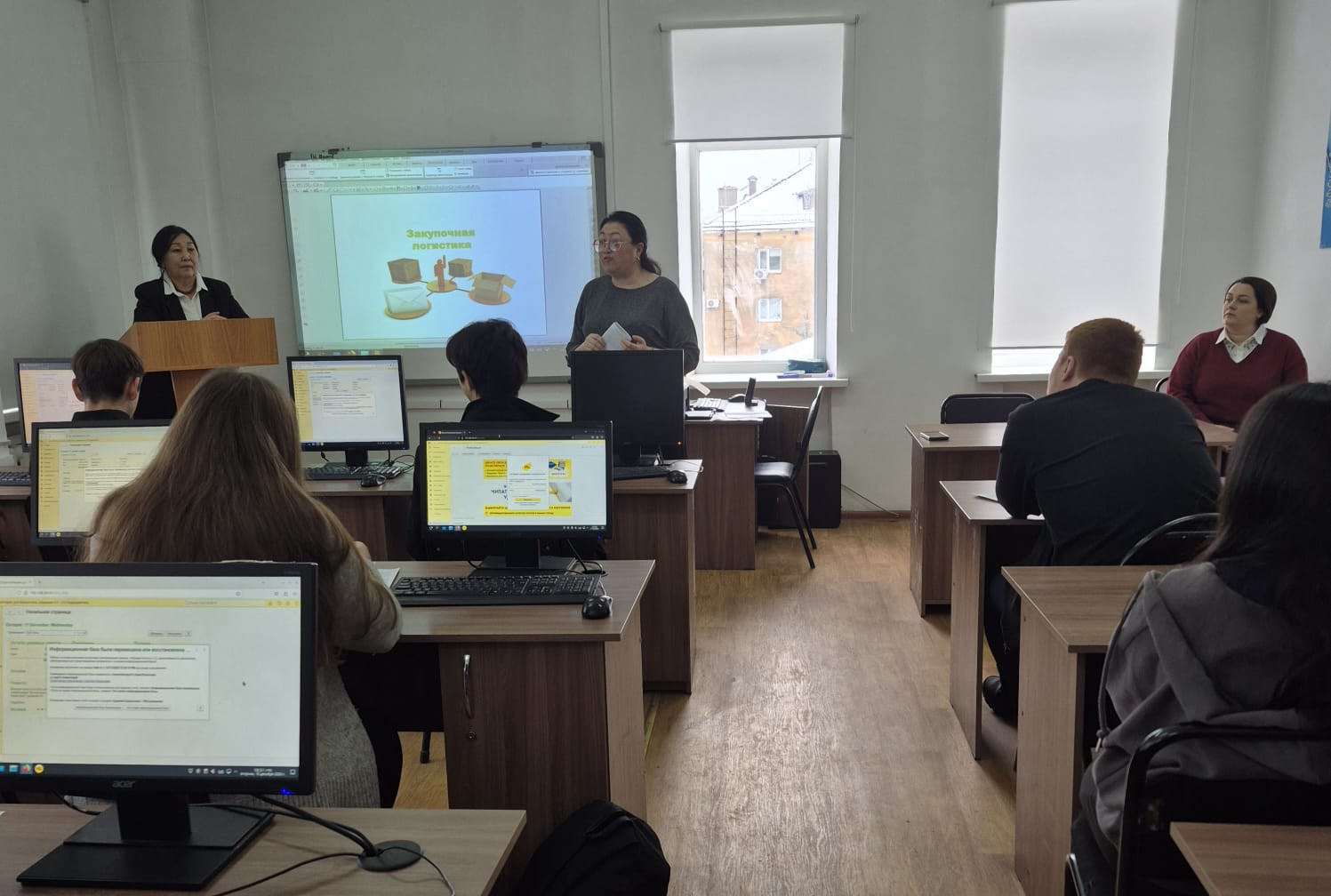 Жұмысшы мамандықтар жылы аясындағы логистика бойынша шеберлік сабағы