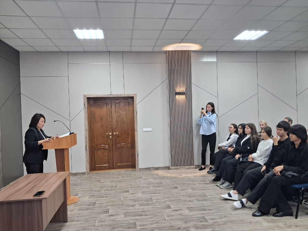 Колледжде әділет органдары қызметкерлерімен кездесу өтті